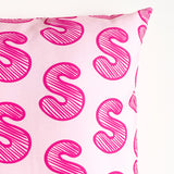 S Letter Cushion