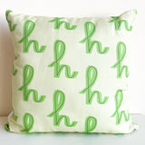 H Letter Cushion