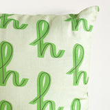 H Letter Cushion